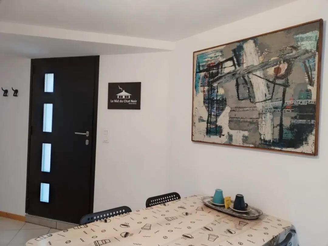 Le Nid Du Chat Noir - Maison Alveole Bed And Books Sciez Dış mekan fotoğraf